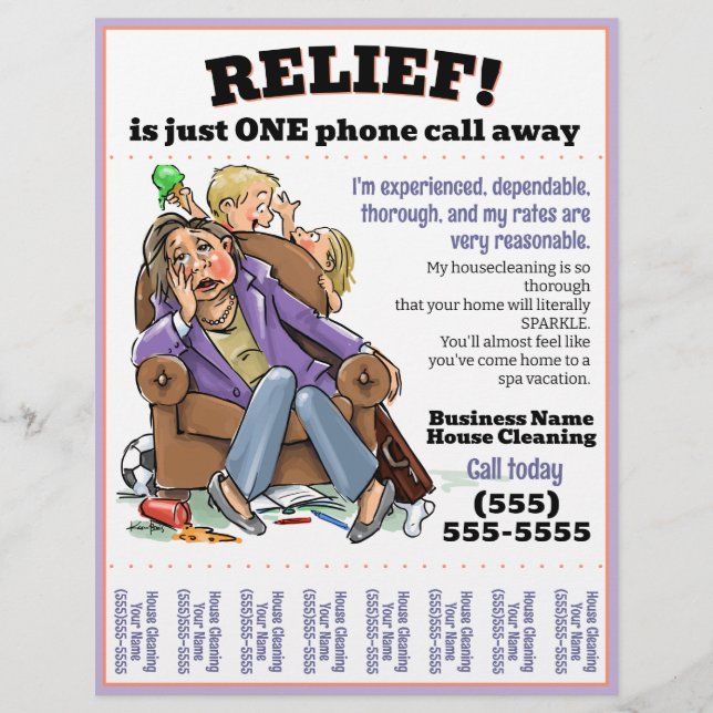 Flyer für den Wohnbereich (vollständig anpassbar) (Vorne)