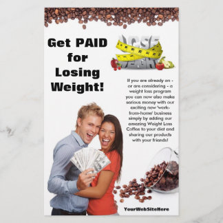 Flyer für Gewichtsverlust