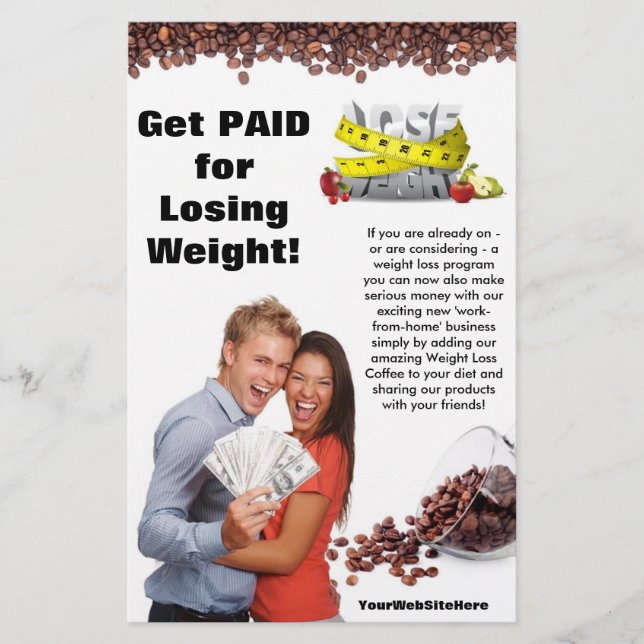 Flyer für Gewichtsverlust (Vorne)