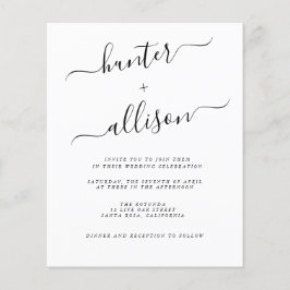 Flyer für Hochzeitsfeiern