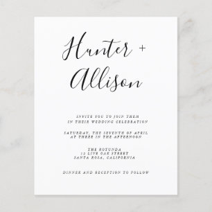 Flyer für Hochzeitsfeiern