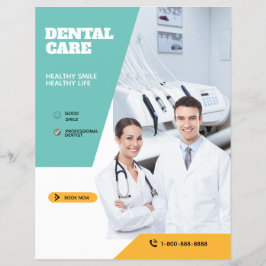 Flyer für Zahnpflege