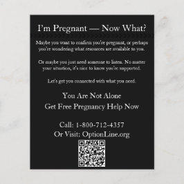 Flyer: Ich bin schwanger - Was? Flyer