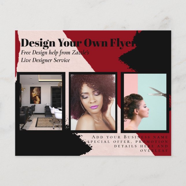 FLYER-KOSTENLOSE Entwurfsfotovorlagen Abstrakt Flyer (Vorne)