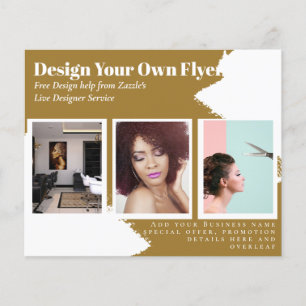 FLYER-KOSTENLOSES Design-Vorlage Abstrakter Mustar Flyer