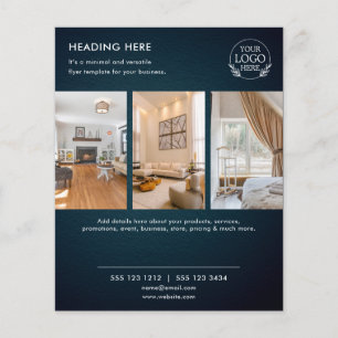 Flyer Minimalistisch Business Marketing   Logo und