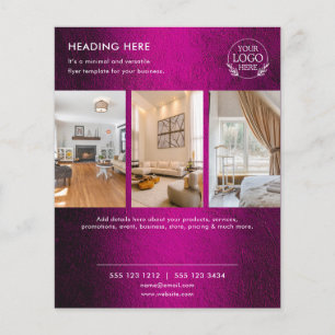 Flyer Minimalistisch Business Marketing Logo und