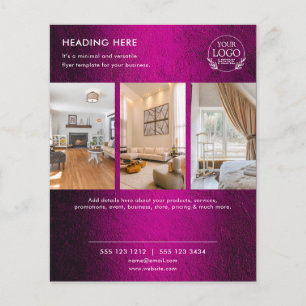 Flyer Minimalistisch Business Marketing   Logo und