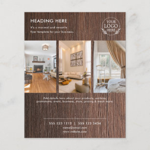 Flyer Minimalistisch Business Marketing   Logo und