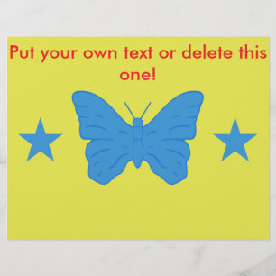 Flyer mit der Flagge des Bady-Bassitt, Brasilien