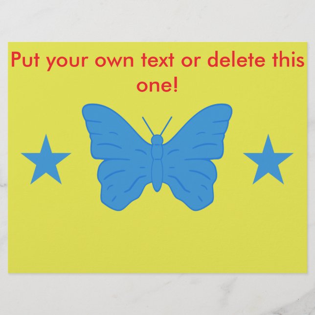 Flyer mit der Flagge des Bady-Bassitt, Brasilien (Vorne)