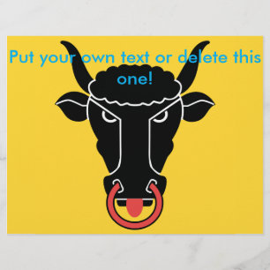 Flyer mit der Flagge des Kantons Uri, Schweiz