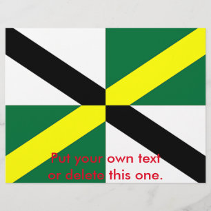 Flyer mit der Flagge Monterey, Kalifornien, USA