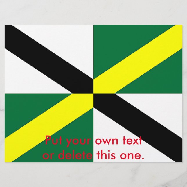 Flyer mit der Flagge Monterey, Kalifornien, USA (Vorne)