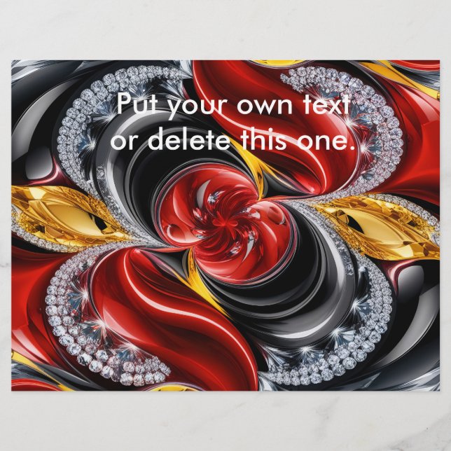 Flyer mit deutschem Farbdesign (Vorne)