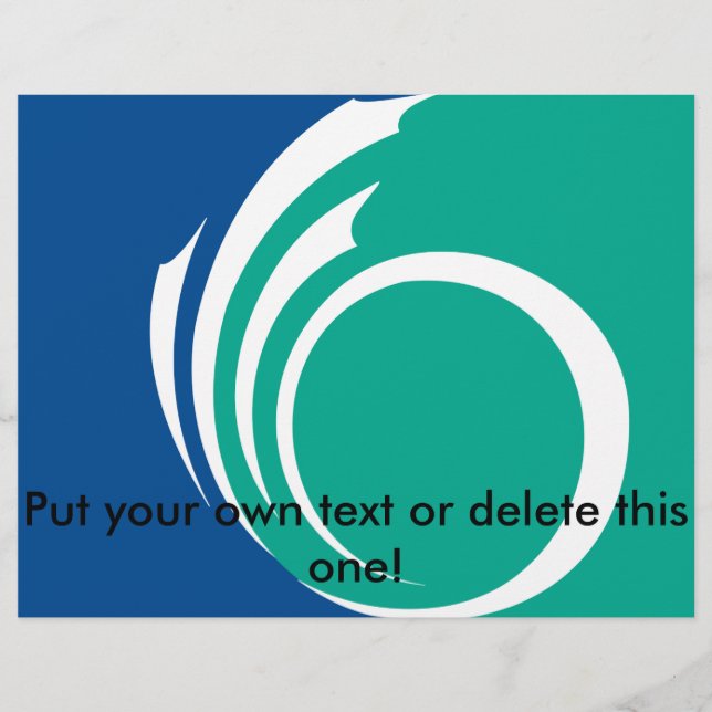 Flyer mit Flagge Ottawa, Kanada (Vorne)