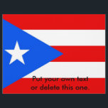 Flyer mit Flagge von Puerto Rico, USA<br><div class="desc">Flyer mit Flag von Puerto Rico,  USA Dieses Produkt ist anpassbar.</div>