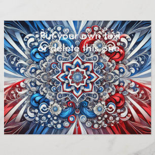 Flyer mit französischem Farbdesign