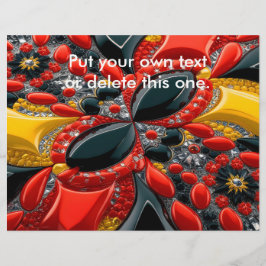 Flyer mit Germany Colors Design