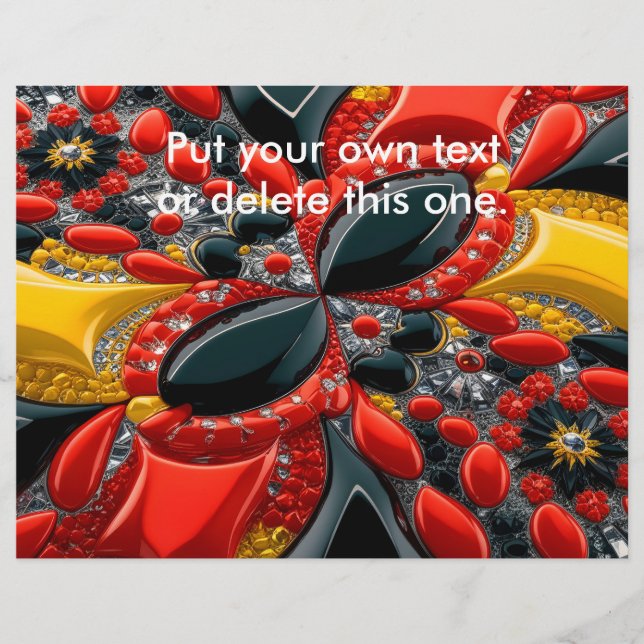 Flyer mit Germany Colors Design (Vorne)