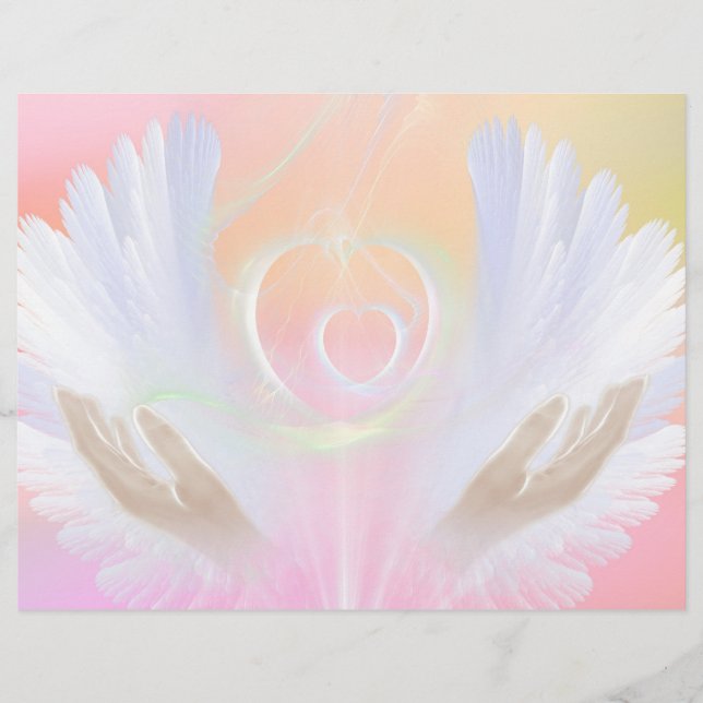 Flyer mit Heilflügeln (Vorne)