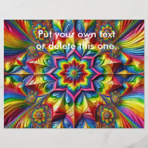 Flyer mit LGBTQ-Farbdesign