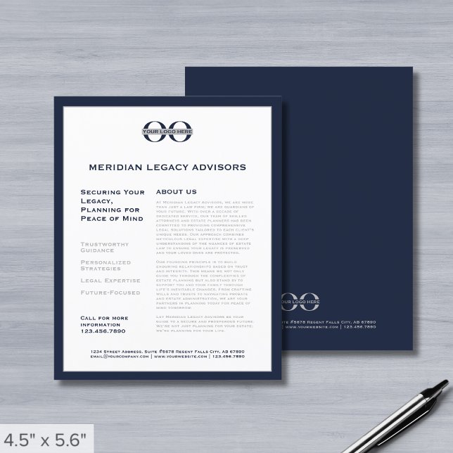 Flyer mit Logo (Von Creator hochgeladen)