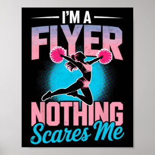 Flyer Nichts schreckt mich Cheer Girl Cheerleader Poster