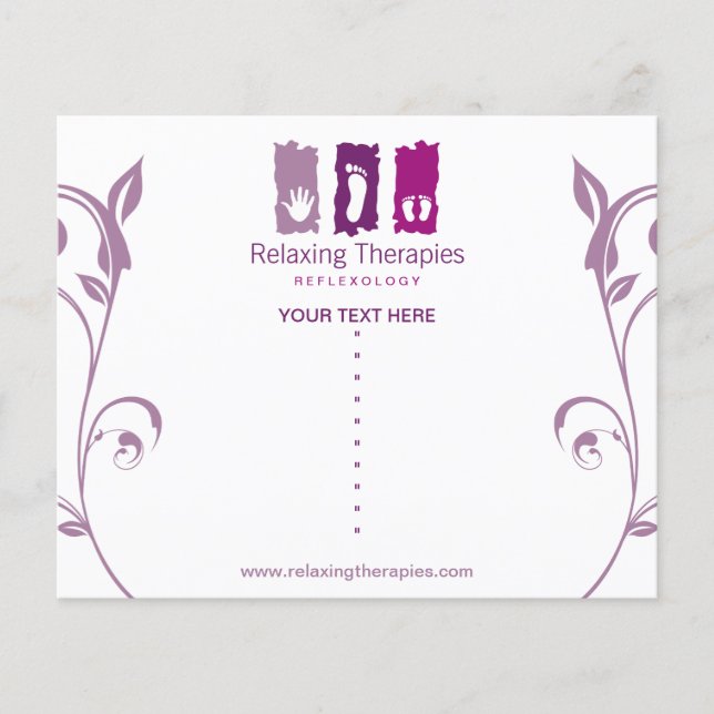 Flyer Reflexologie (Vorne)