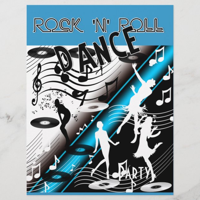 Flyer Rock 'n' Roll Retro Dance Party (Vorne)