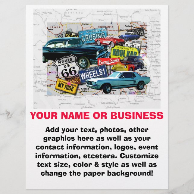 Flyer - Route 66 Oldtimer (Vorne)