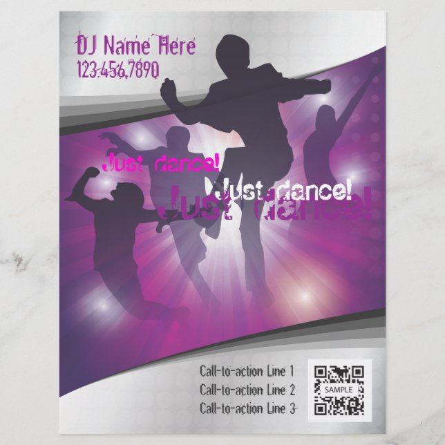 Flyer Template Dance (Vorne)