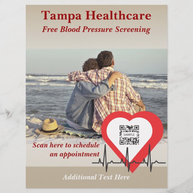 Flyer Template Heart Health (Vorne)