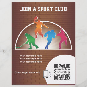 Flyer Template School Athletics