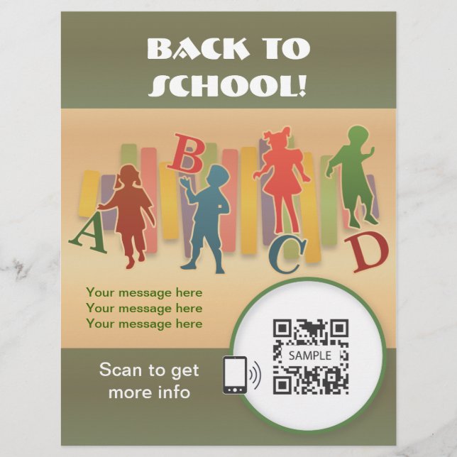 Flyer Template Schools Week (Vorne)