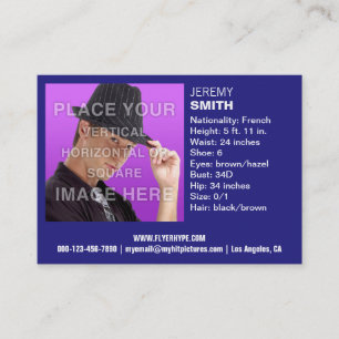 Flyer-Übertreibungs-königliches Visitenkarte