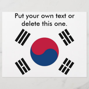 Flyer unter der Flagge Südkoreas