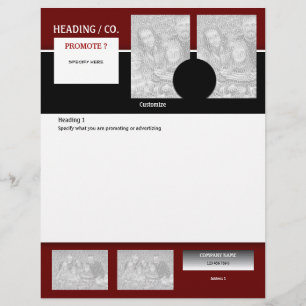 Flyer-Vorlage - erstellen Sie Ihre eigene 21,59 x  Flyer