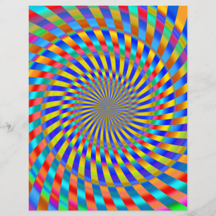 Flyer-Vorlage: Farbige Spiraldesign Flyer