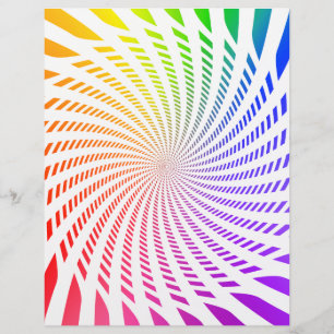 Flyer-Vorlage: Farbige Spiraldesign Flyer