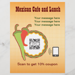 Flyer Vorlage Mexikanisches Restaurant