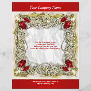 Flyer-Vorlage Weihnachtsfeiertage Marketing Flyer