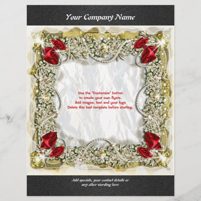 Flyer-Vorlage Weihnachtsfeiertage Marketing Flyer (Vorne)