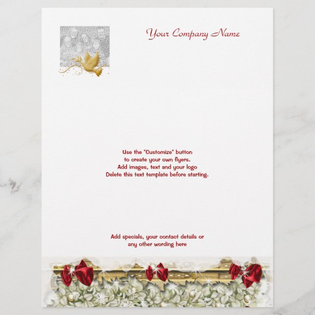 Flyer-Vorlage Weihnachtsfeiertage Marketing Flyer (Vorne)