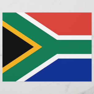 Flyer with Flag of South Afrika