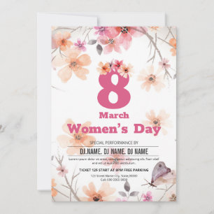 Flyer zum Frauentag Einladung