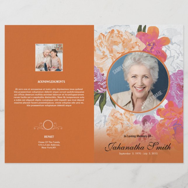 Flyer zum Gedenkfest (Vorderseite)