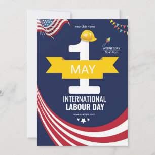 Flyer zum Internationalen Arbeitstag Einladung