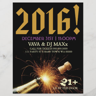 Flyer zur Ankündigung von Veranstaltungen im neuen