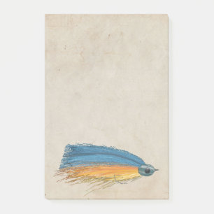 FlyFishing Lure Art Lachs Fly Lure Post-it Klebezettel